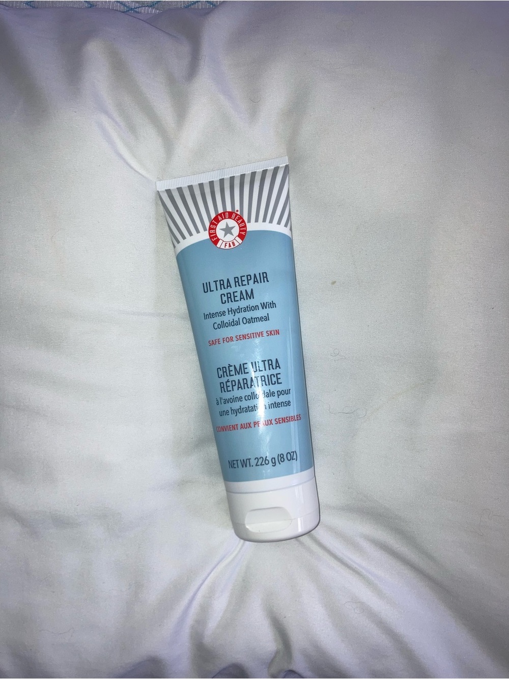First Aid Beauty Ultra Repair Cream - Light Blue & White Tube